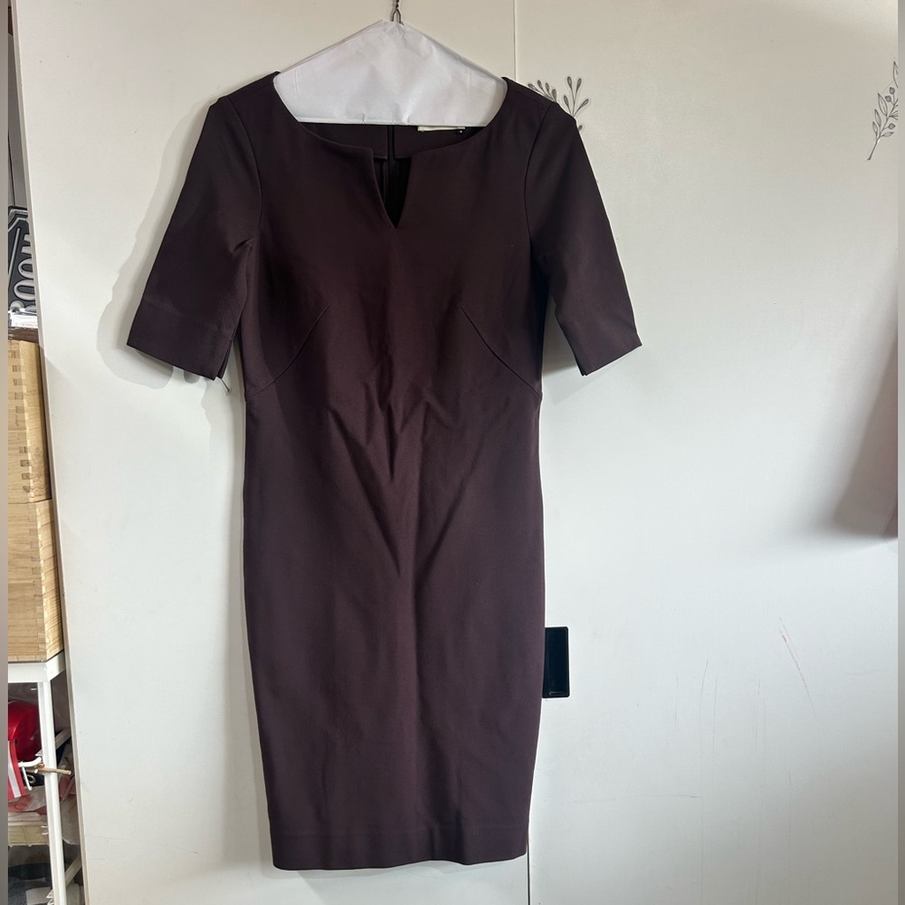 MM Lafleur Chocolate Midi Dress